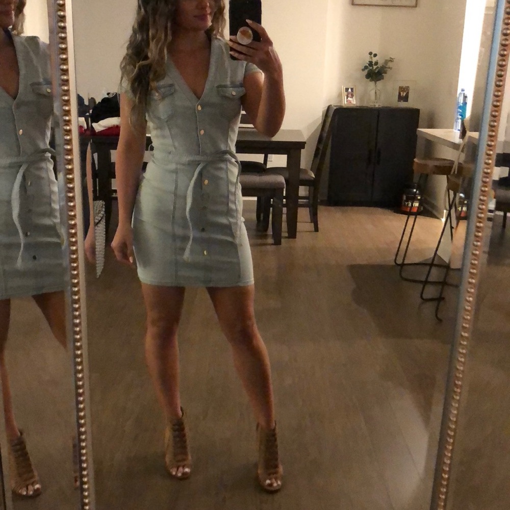 Brand NEW Guess Denim Dress